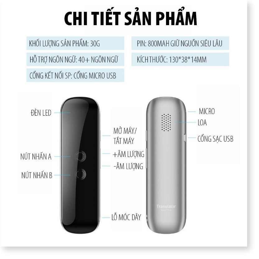 🇳 🇪 🇼®️ Máy Phiên Dịch Tức Thời Thông Minh