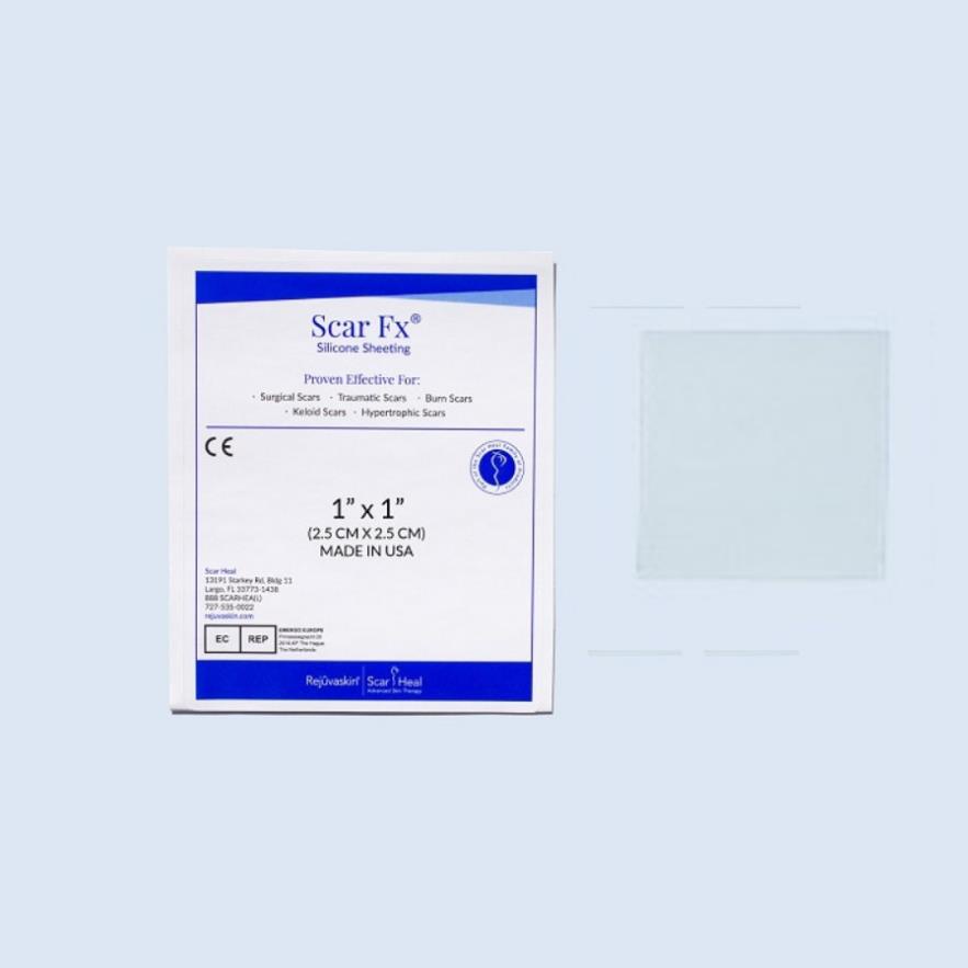 Miếng Dán Ngăn Ngừa Và Ép Sẹo Lồi / Phì Đại Scar FX 2.5x2.5 của Rejuvaskin