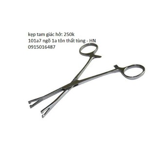 kẹp xỏ khuyên/ kẹp tam giác đầu hở