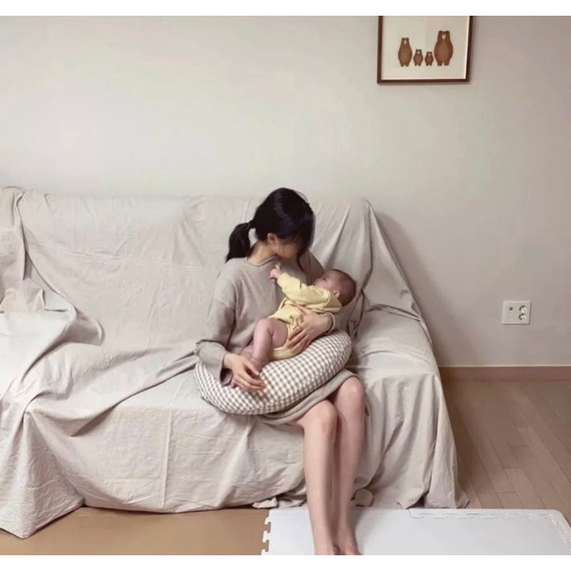 Gối Mặt Trăng Bộ Gối Ôm Gối Lõm Cho Bé