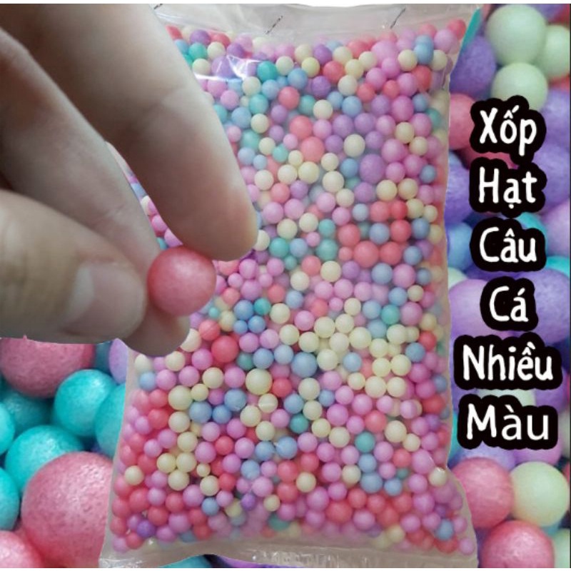 Xốp Hạt Câu Cá, câu lancer (lăng xê) , trang trí hộp quà... Chuyên Câu
