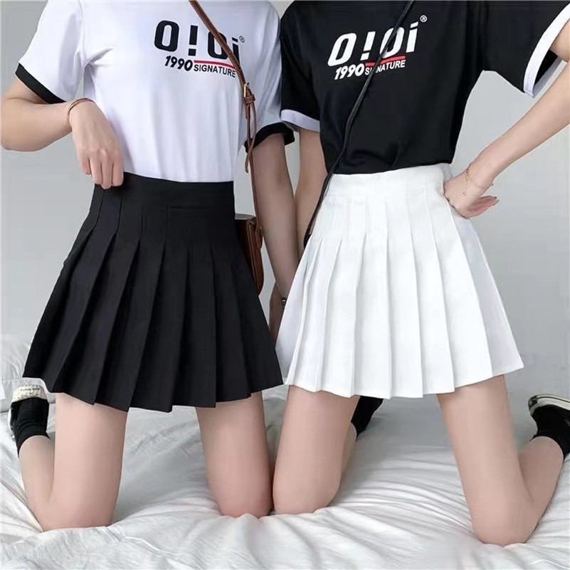 Chân Váy Xếp Ly Ngắn Chữ A Cạp Cao Kiểu Tennis, Váy Xếp Ly Nữ Đẹp 2021 Phong Cách Hàn Quốc mẫuVXL1
