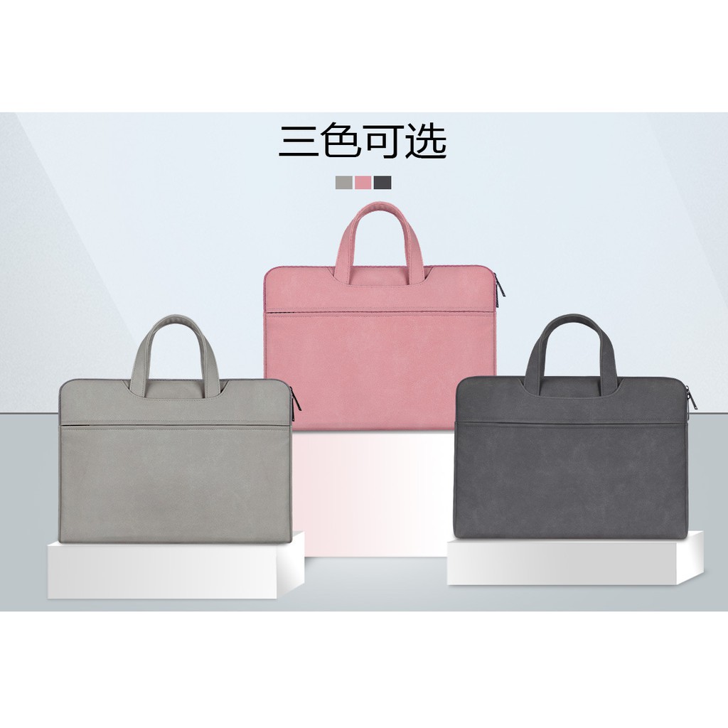 Túi Chống Sốc Macbook Slimpit chất liệu bằng DA LỘN với lớp Lót Nhung cho máy tránh mọi va đập