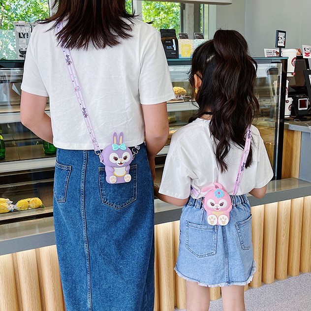 Túi Đeo Chéo Cho Bé, Túi Đeo Chéo Trẻ Em, Túi Thỏ Mini Cho Bé Đi Chơi, Du Lịch, Đựng Lì Xì Tiện Lợi (Mẫu Túi Thỏ)