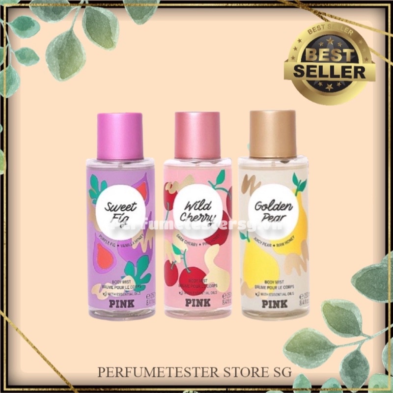 Xịt thơm Body Mist Victoria’s Secret | Golden Pear | Wild Cherry | Sweet Fig 2 -𝒑𝒆𝒓𝒇𝒖𝒎𝒆𝒕𝒆𝒔𝒕𝒆𝒓