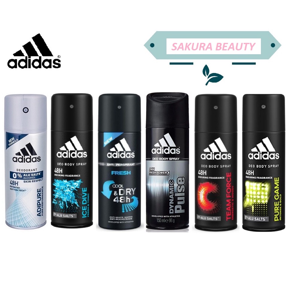 Khử Mùi Adidas Team Force Deodorant Xịt Khử Mùi Toàn Thân Nam