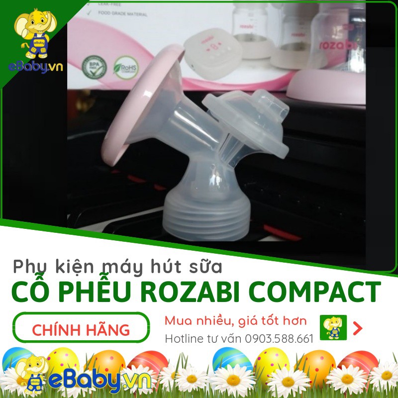 Máy hút sữa điện đôi 9 cấp độ Rozabi Compact