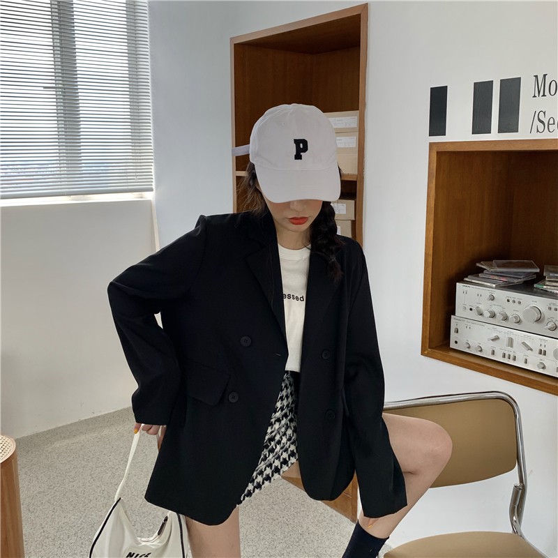 Áo khoác nữ Blazer mỏng chống nắng thông thường của Hàn Quốc, thích hợp mặc mùa Hè