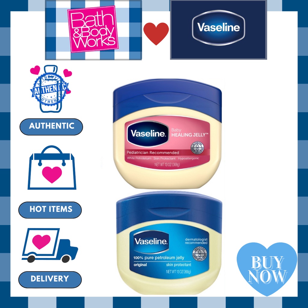 [Trẻ Em + Người Lớn] Sáp Dưỡng Ẩm VASELINE Healing Jelly (368g)