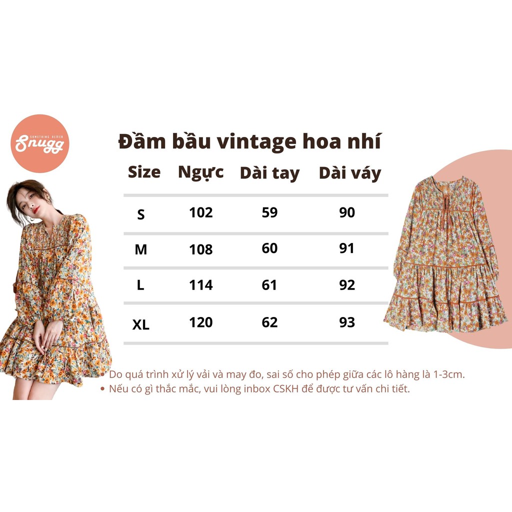 Đầm bầu bohemieng hoa nhí Ahasing