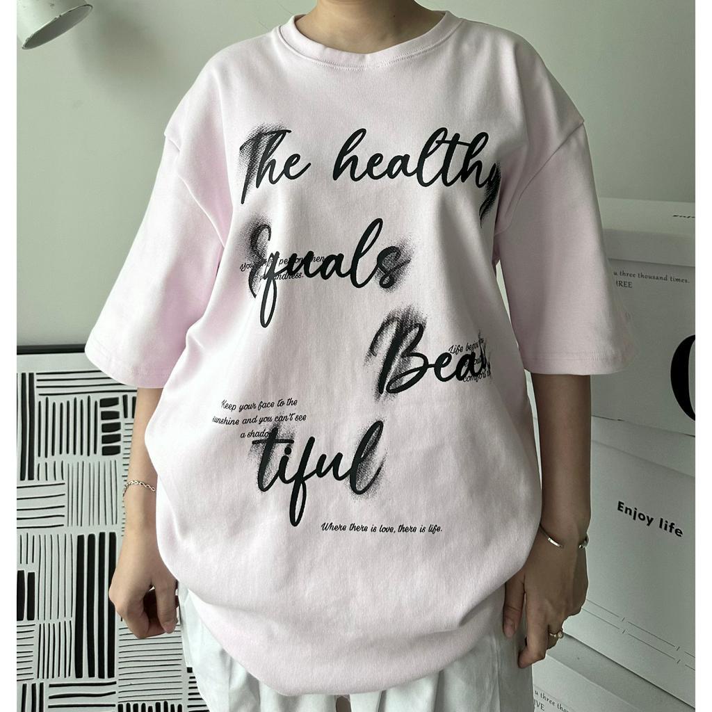 AB HOUSE - Áo thun form rông HEALTHY nam nữ