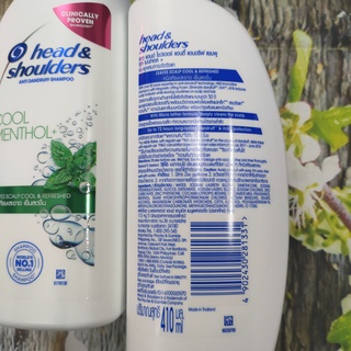 Dầu gội Head & Shoulder COOL MENTHOL Thái Lan 410ml