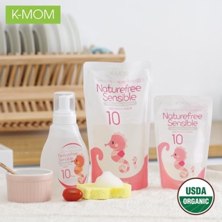 Nước rửa bình hữu cơ K-Mom thuần chay organic Lalabebe