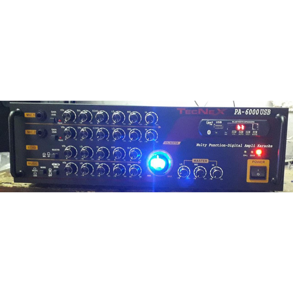Amply 6000USB Bluethooth công suất lớn 12 sò nghe nhạc, hát karaoke cực hay +