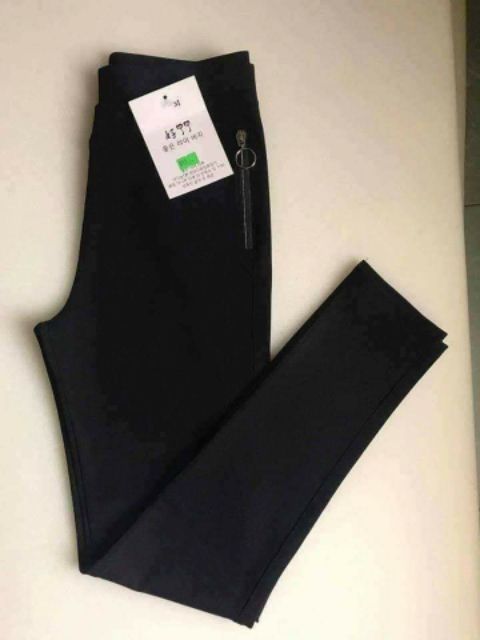 Quần Legging Chất UMI Hàn Khóa Hông_Kim Anh Shop