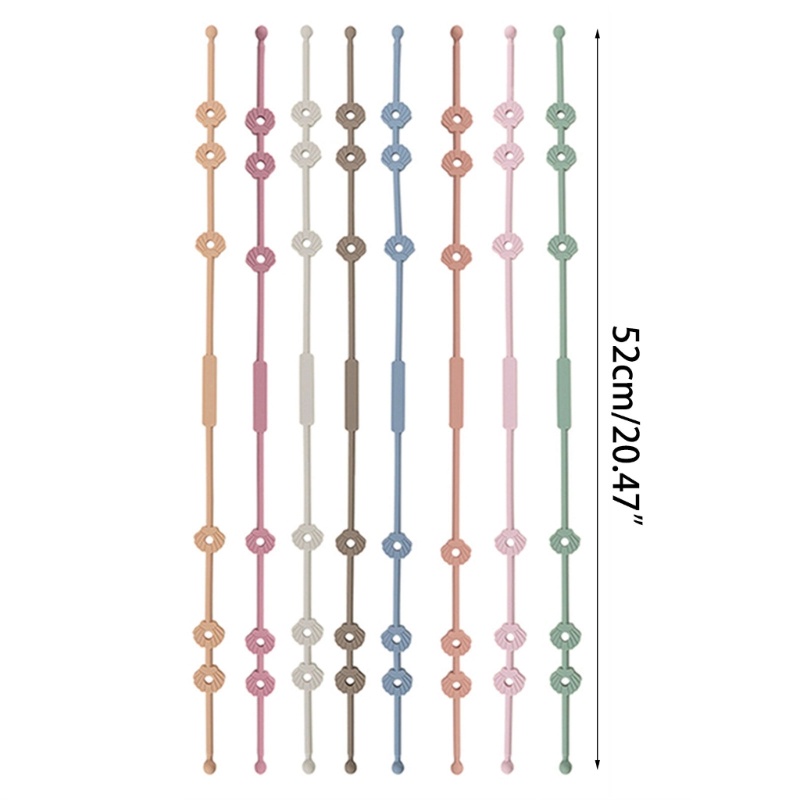 Dây Đeo Núm Vú Giả Bằng Silicone Điều Chỉnh Được Cho Bé Mọc Răng