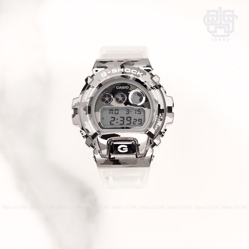 Đồng hồ nam Casio G-SHOCK GM-6900SCM-1 dây nhựa, vỏ thép chính hãng