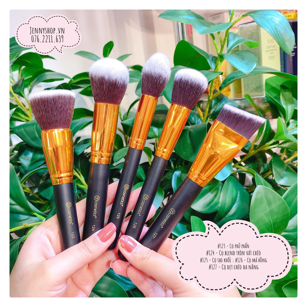 Tách Lẻ Bộ Cọ 10 Cây BH Cosmetics Sculpt And Blend Brush Set 1 Và 2