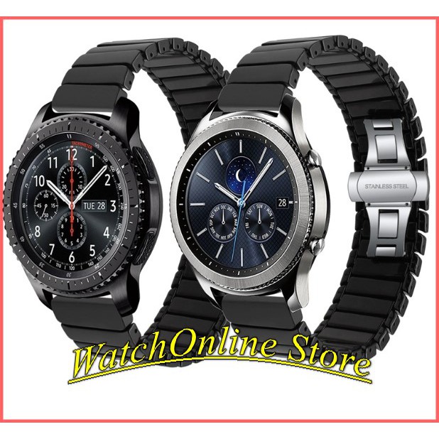 Dây gốm chịu nhiệt dành cho Samsung Gear S3/ Galaxy Watch 46mm/ Pace...