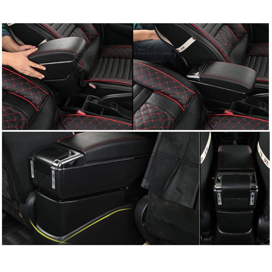 Hộp tỳ tay vios, yaris tích hợp cổng USB đời xe 2014-2019 - BẢO HÀNH 12 THÁNG