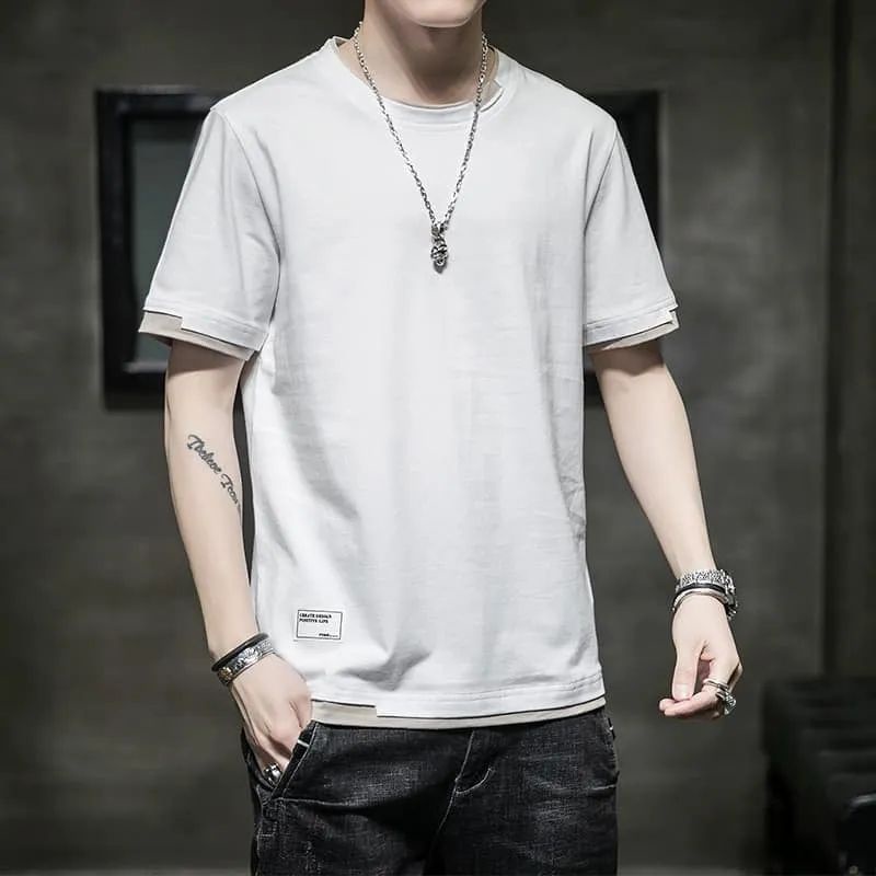 Áo thun nam, áo phông nam tay ngắn cổ tròn Unisex chất thun cotton 4 chiều mềm mại - 4MAN