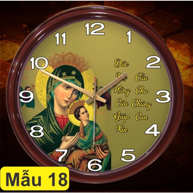ĐỒNG HỒ TRÒN CÔNG GIÁO-QUÀ TẶNG CÔNG GIÁO