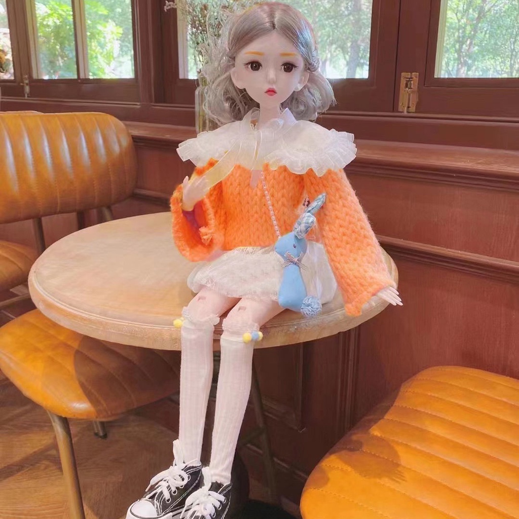 Bộ Búp Bê barbie 18-inch g60cm Cỡ Lớn Xinh Xắn Làm Quà Tặng Sinh Nhật Cho Bé Gái 3.16