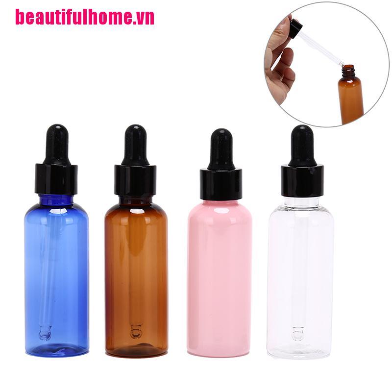 (Hàng Mới Về) Lọ Rỗng Đựng Tinh Dầu Nhỏ Gọn 50ml