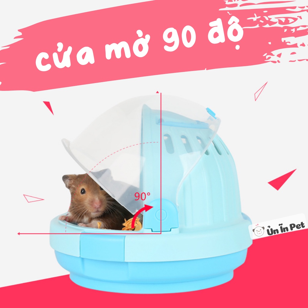 LỒNG TRÒN PHI HÀNH GIA xách tay mang đi du lịch cho hamster thú nhỏ