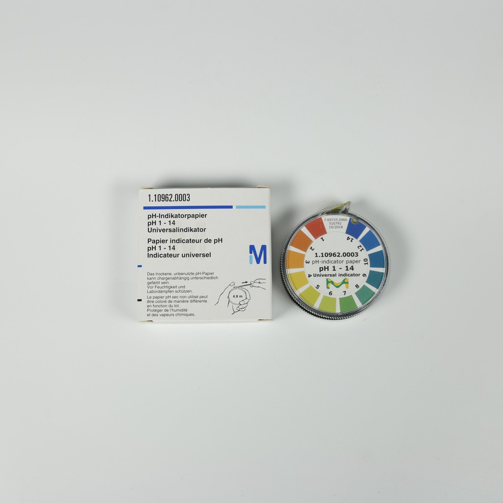Giấy đo PH 1,14 (1cuộn/hộp), Merck-Đức