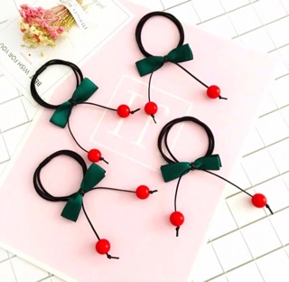 Cột tóc, dây buộc tóc nơ trái chery bé xinh