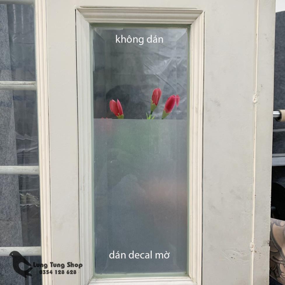 Decal mờ dán kính - Decal làm mờ kính khổ 1,2m