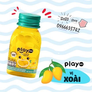 Combo hộp 6 hủ kẹo play more vị xoài qa7410
