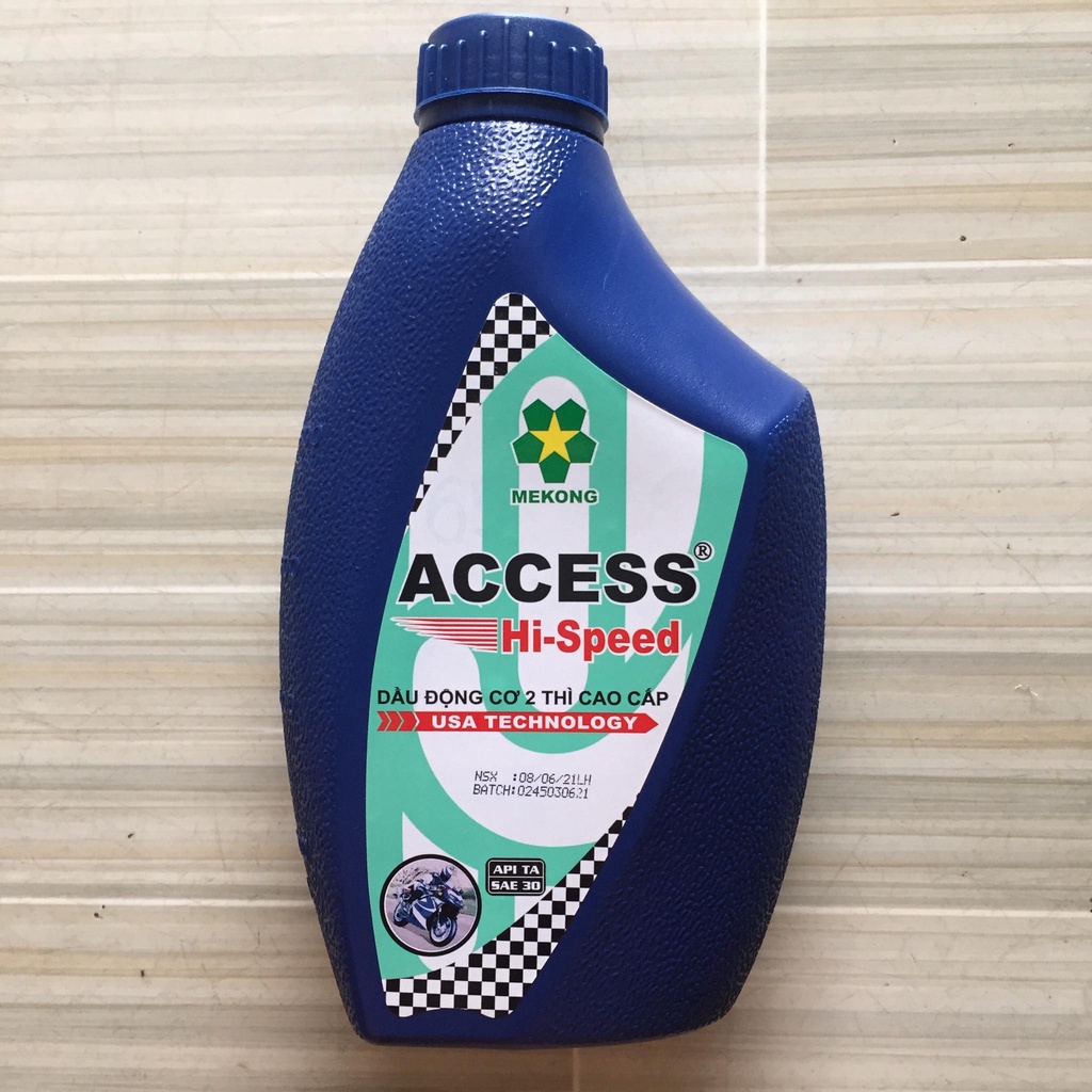 Nhớt 2 thì cao cấp Access HiSpeed chính hãng Mekong