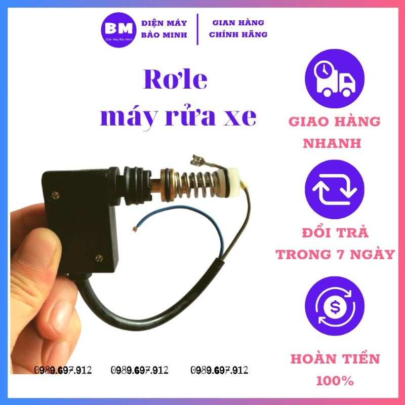 Rơle tự ngắt máy rửa xe gia đình loại tốt