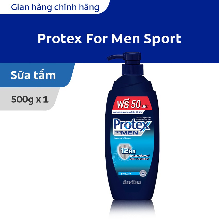 [Mã COSCOL166 giảm 8% đơn 250k] Sữa tắm Protex diệt 99.9% vi khuẩn Men Sport dành cho nam giới 500ml | BigBuy360 - bigbuy360.vn