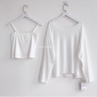 Long Tee Basic Kèm Lót Cực Xinh 👽
