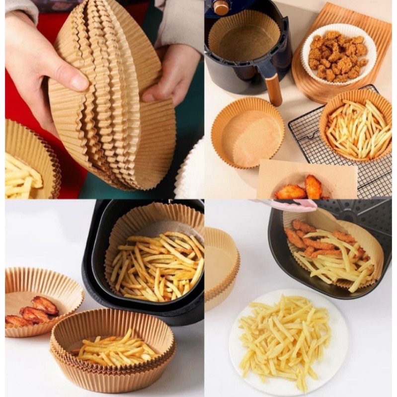 Sét 50 cái giấy nến cho nồi chiên không dầu cực tiện