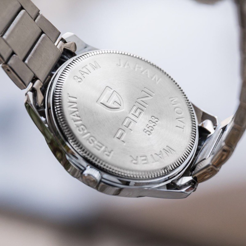 Đồng hồ nam PAGINI 🔰BH 12th chính hãng🔰đẹp xuất sắc,kim trôi và dạ quang,sang trọng chống nước 3tm