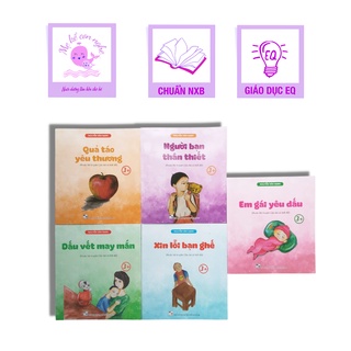 Combo 5 tập truyện tranh thiếu nhi, ehon, kỹ năng sống "Cậu bé có bớt đỏ"