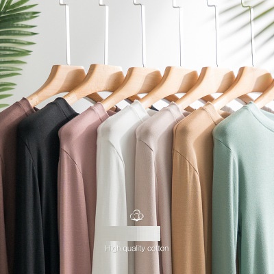 Áo phông dài tay cổ tròn T2088 dáng ôm mùa xuân hè style Hàn Quốc áo thun dài KRfashion | BigBuy360 - bigbuy360.vn