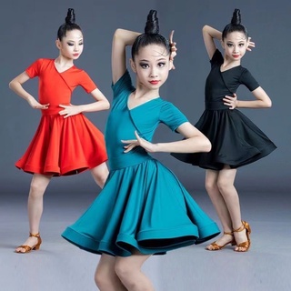 Đầm khiêu vũ latin bé gái