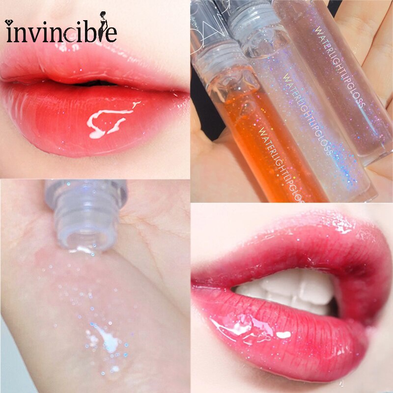 6 Colors Transparent Liquid Lip Gloss/ Fruit Long Lasting Waterproof Moisturizing Lip Balm