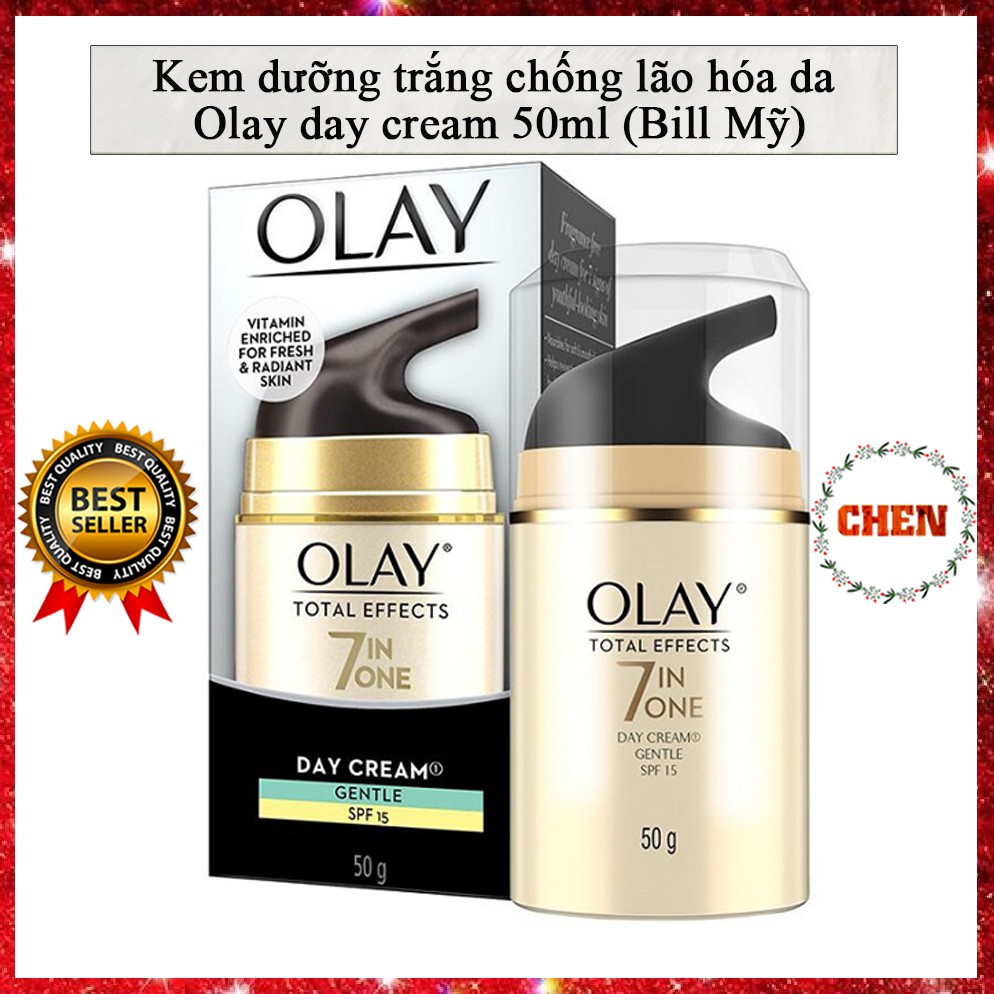 Kem dưỡng trắng và chống lão hóa Olay Day Cream 50ml (Bill Mỹ)