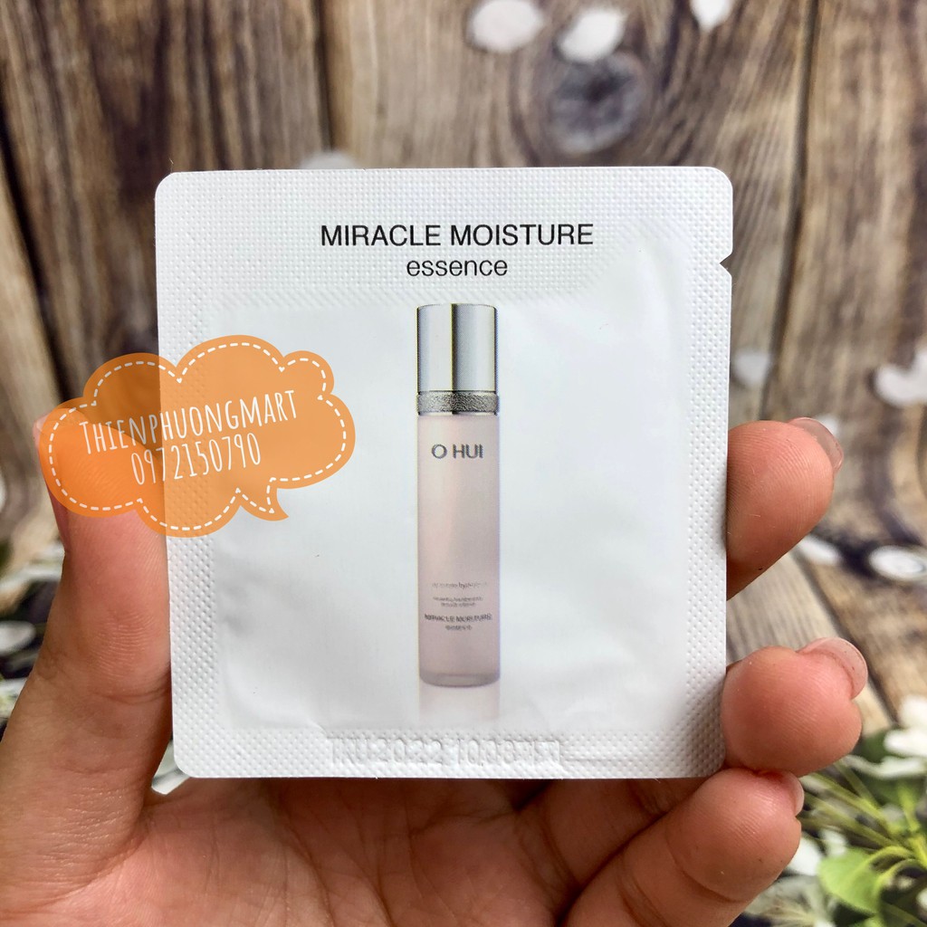 Gói Tinh Dầu Dưỡng Ẩm, Da Trắng Sáng Ohui Miracle Moisture Essence - TINH DẦU OHUI HỒNG CHÍNH HÃNG HÀN QUỐC