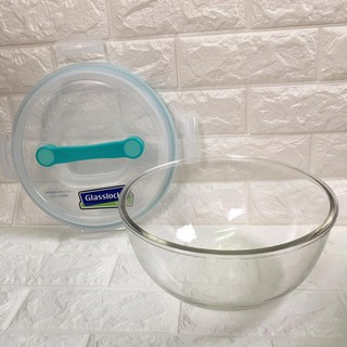 Tô thuỷ tinh cường lực Mixing Bowl Glasslock MBCB-400/200 cỡ đại dung tích 2000ml/4000ml