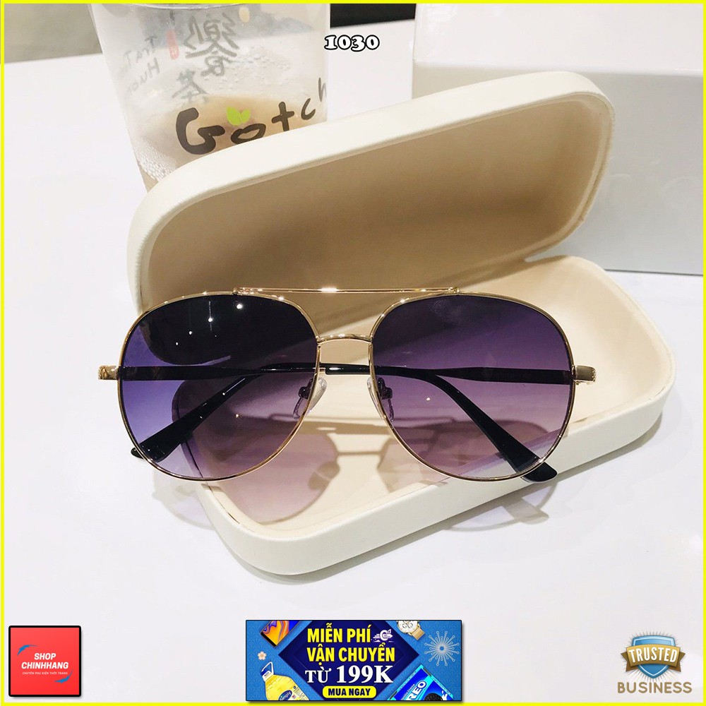 KÍNH MÁT NỮ THỜI TRANG GỌNG MẢNH 2 CẦU SANG CHẢNH SH1030