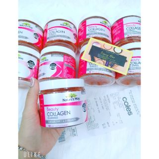 ( có sẵn)Kẹo dẻo bổ sung collagen đẹp da chống lão hoá nature's way 40 viên