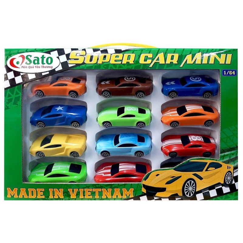 Ô Tô SUPER CAR MINI  (SATO 05) Chạy Đà Bằng Nhựa Cao Cấp