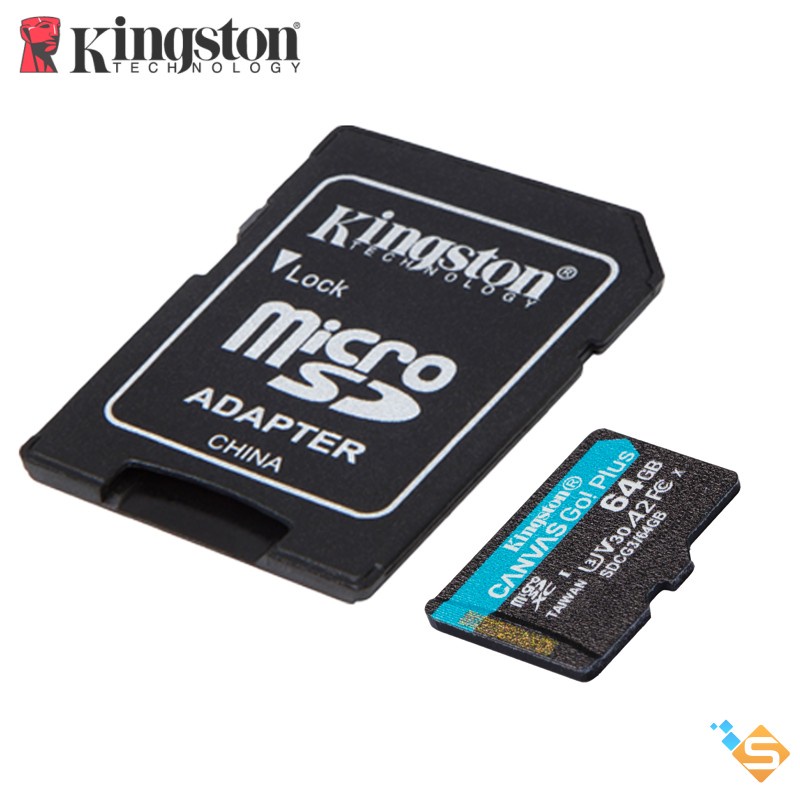 Thẻ Nhớ microSD Kingston 256GB 128GB 64GB Canvas Go! Plus U3 V30 Read 170MB/s SDCG3 - Bảo Hành Chính Hãng 5 Năm